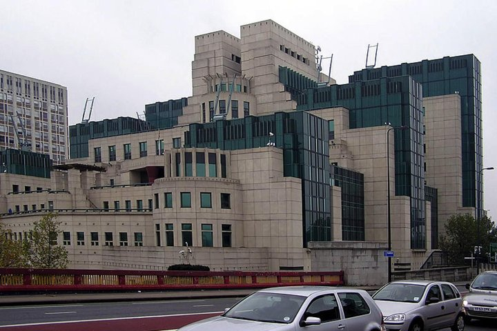 The SIS building, home of M and 007 James Bond